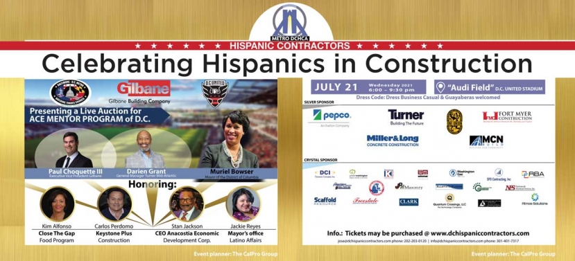 Celebrating Hispanics in Construction D.C. United ‘Audi Field’ July 21, 2021