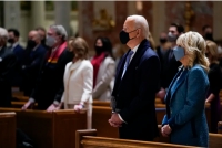 St. Matthew's Cathedral, where Biden attended pre-inauguration Mass, has long been a place where politics and faith meet